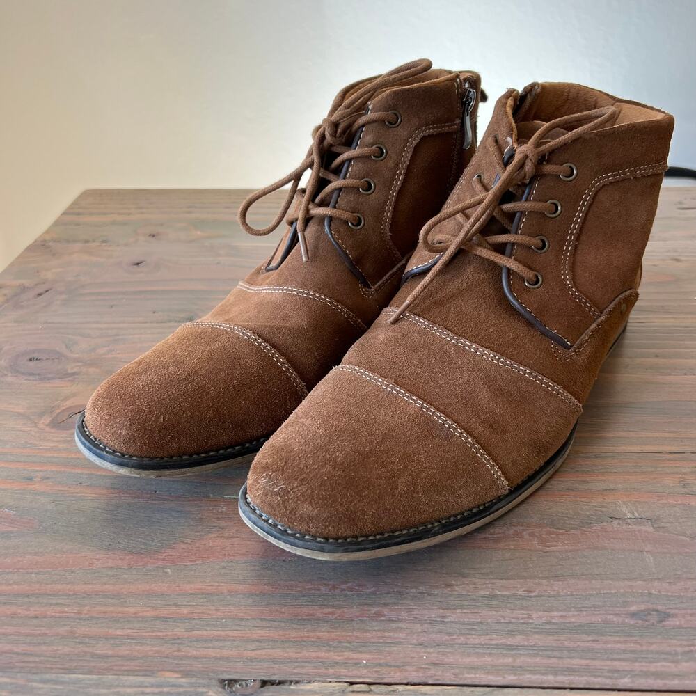 Steve Madden Brown Suede Shoes Men's 10 - Picture 2 of 7